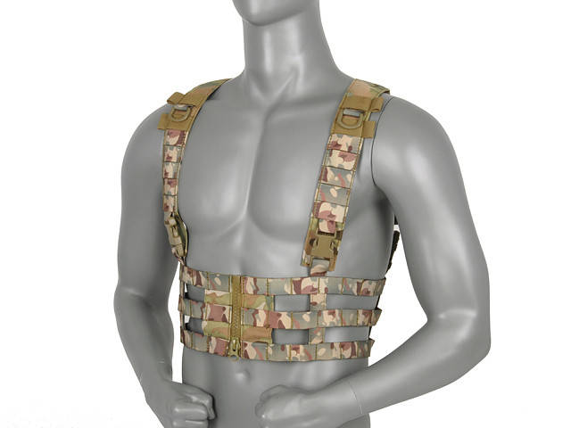 

Тактический Нагрудный Жилет для Подсумков Скелет Chest Rig - Multicamo