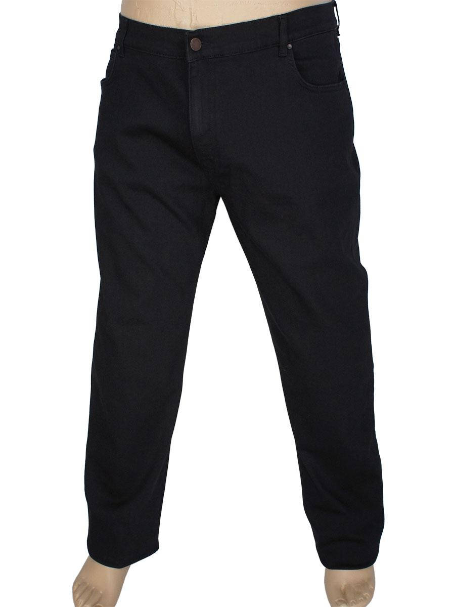 

Черные мужские джинсы в большом размере Lexnew 615 P8054 black