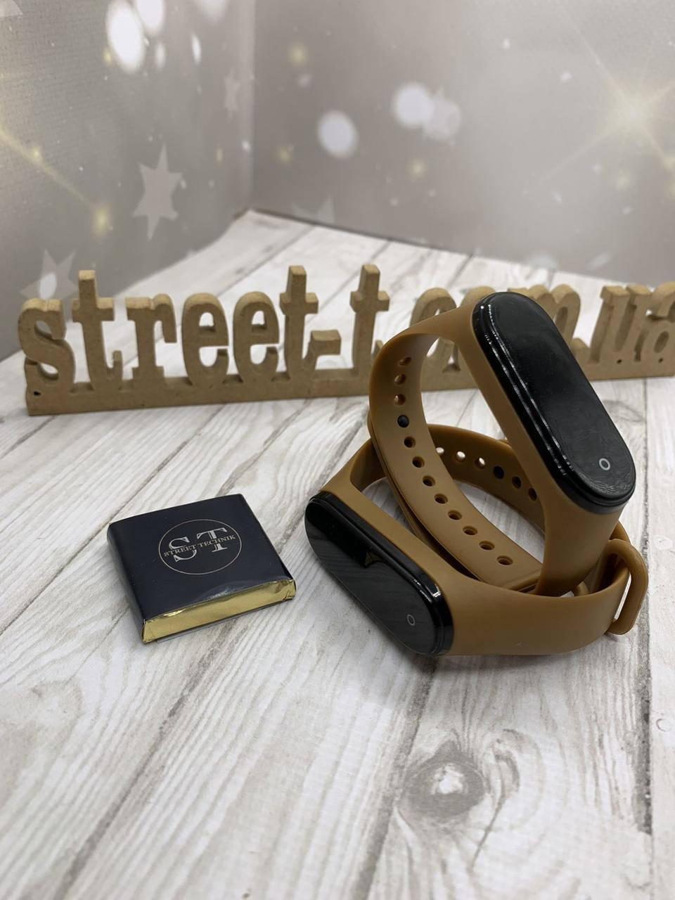 

Ремешок на mi band 4 браслеты для фитнес трекера Xiaomi Mi 3 Original Design различные цвета Коричневый