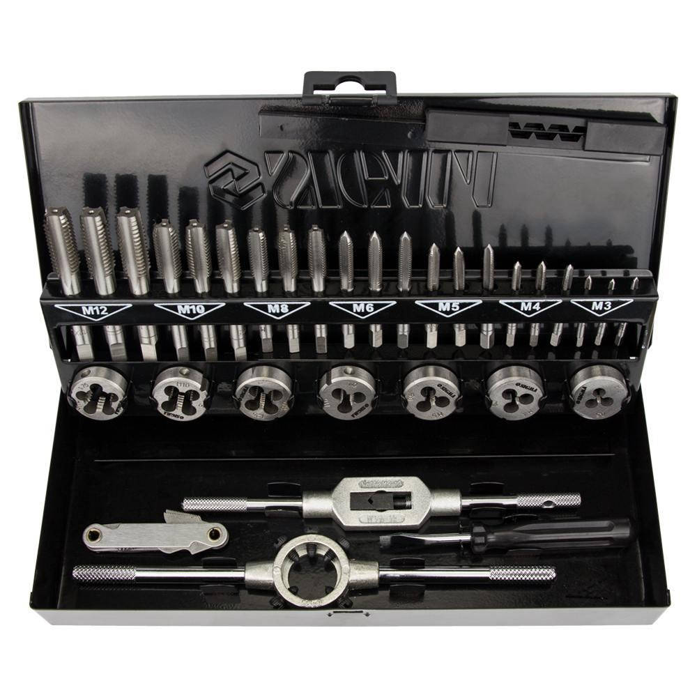 

Набор плашек и метчиков 32 предмета (металлический кейс) SIGMA (1643191)