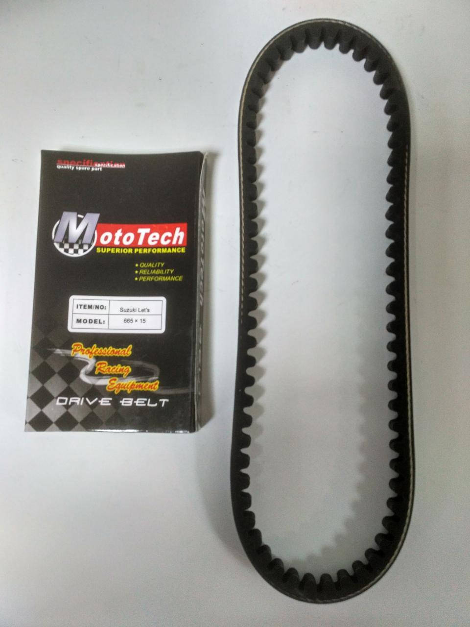 

Ремень вариатора 665-15 Suzuki Lets (Mototech Тайвань)