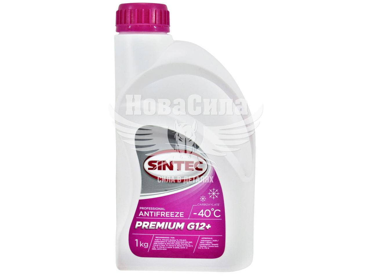 

Тосол антифриз красный -40 (Sintec) G-12+ 1кг. 990453