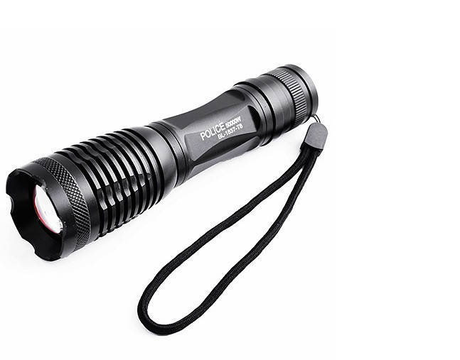 

Фонарь тактический Police BL-1837 158000W Cree XM-L-T6, 1000 люмен, 5 режимов (3866), Черный