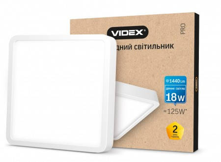 

LED светильник VIDEX 18W VL-DLSS-185 white