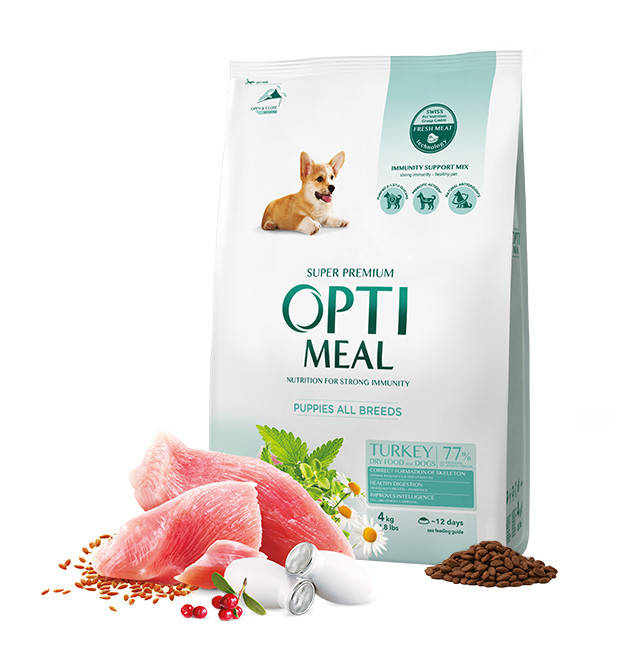 

Optimeal Оптимил 20 кг для щенков с индейкой