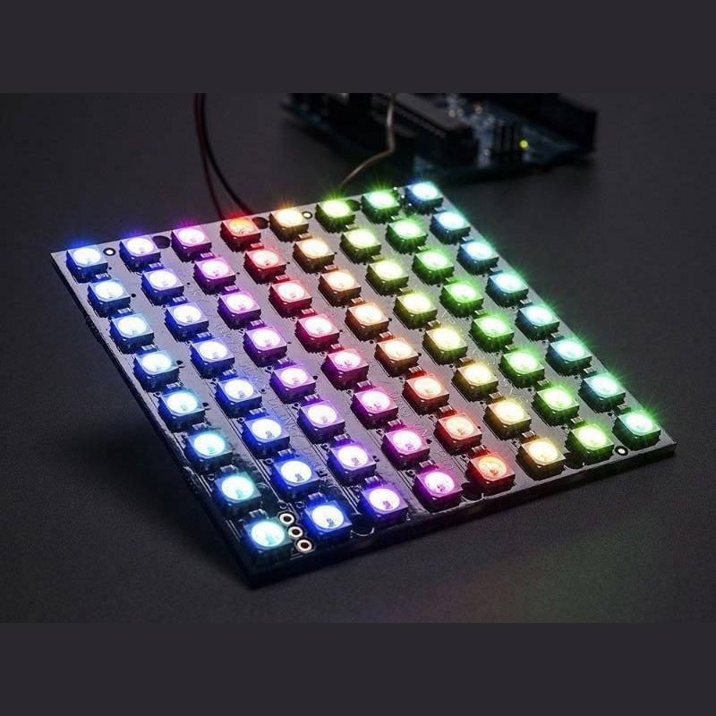 

Светодиодная матрица WS2812 8*8 led черная