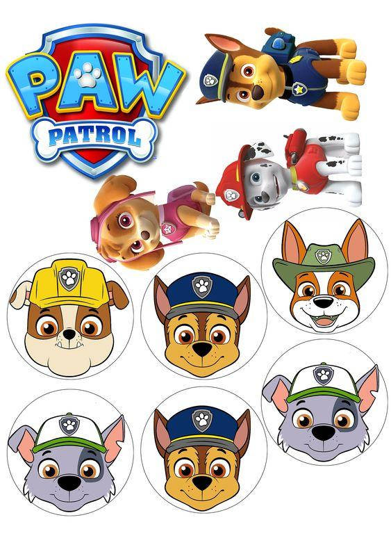 

Картинка вафельная/сахарная Щенячий Патруль