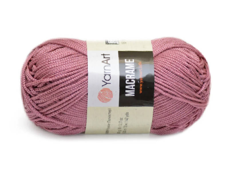 

YarnArt Macrame, Пыльная роза №141, Розовый