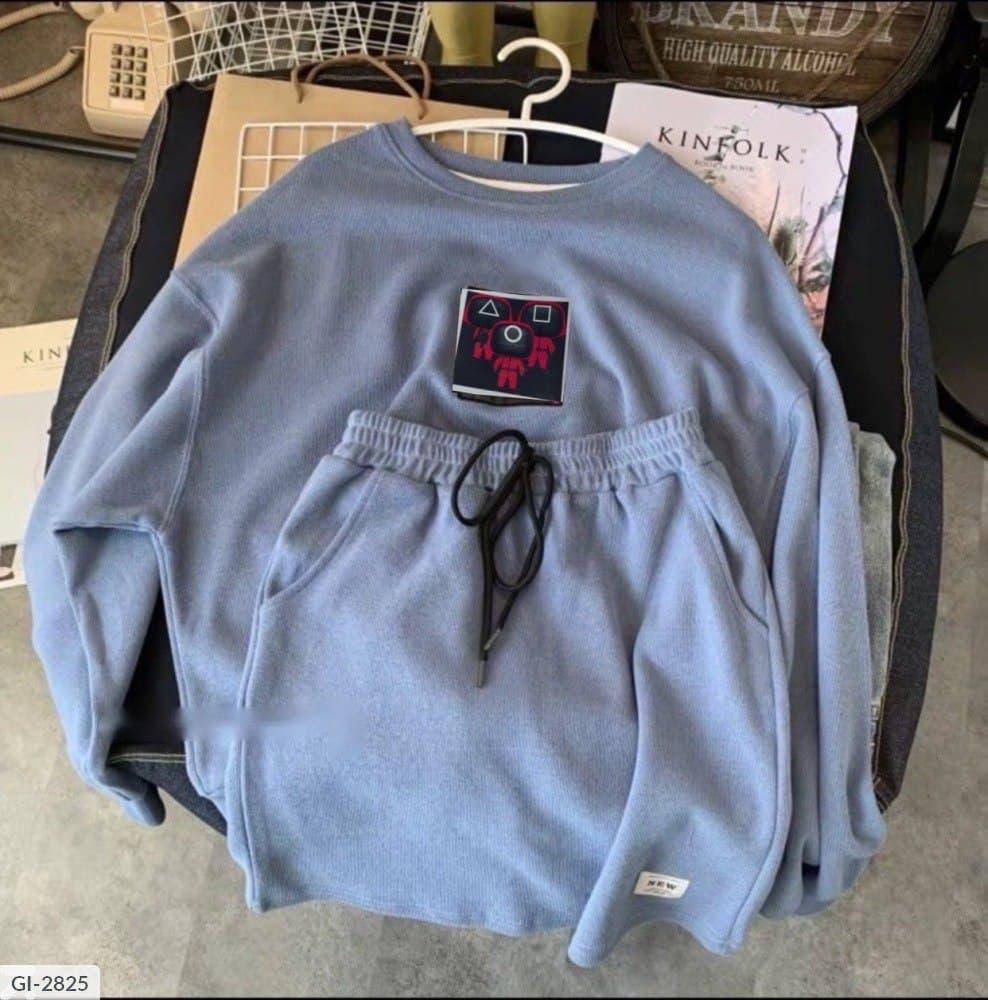 

Молодёжный женский костюм двойка из микровельвета (Юбка + Кофта)