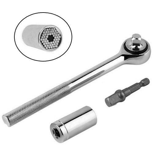 

Торцевой гаечный ключ универсальный, трещотка, головка 7-19мм