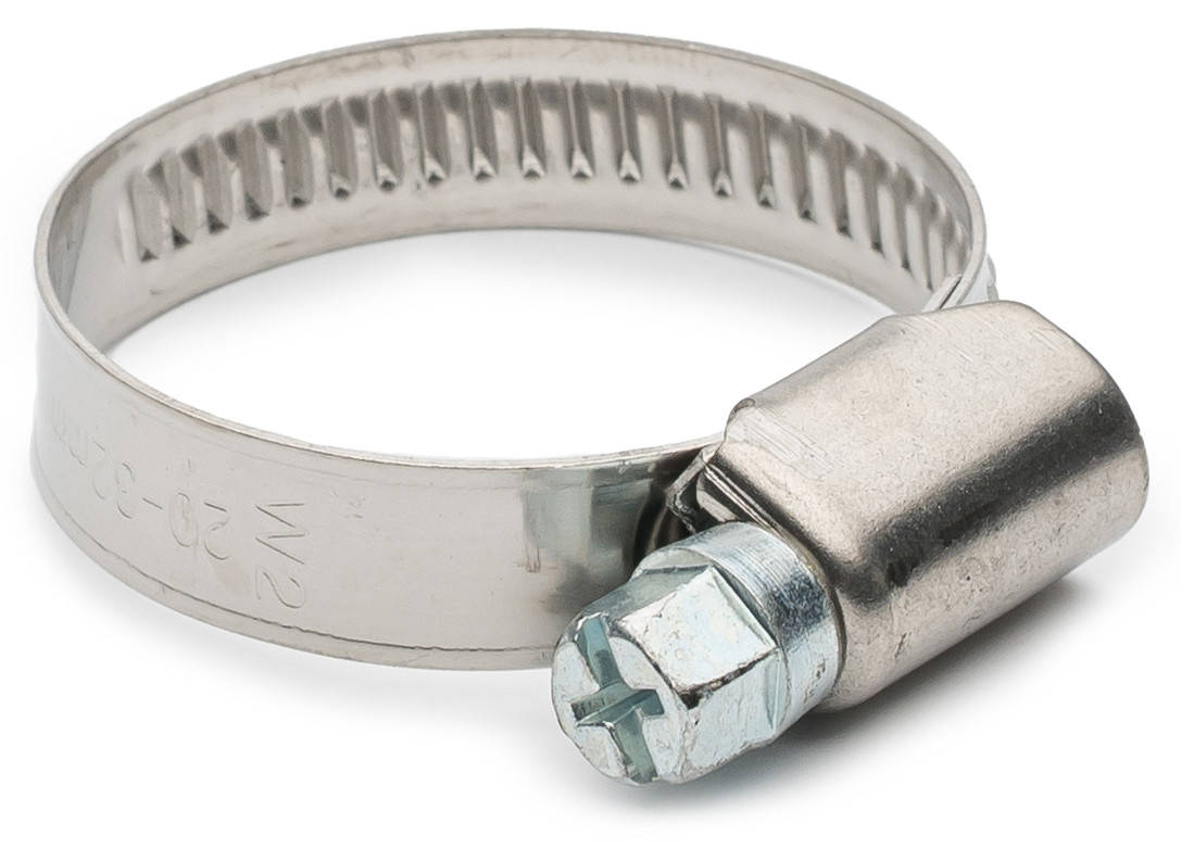 

Хомут затяжной червячный 8-12 мм DIN 3017 из нержавеющей стали А2