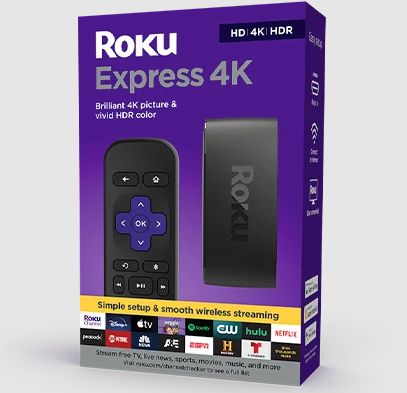 

УЦЕНКА! Смарт ТВ приставка Roku Express 4K НЕ АНДРОИД ТВ!