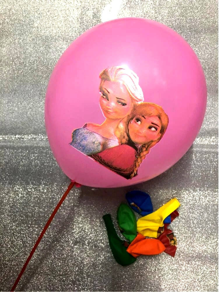 

Шар воздушный Холодное сердце цветная печать, Серый