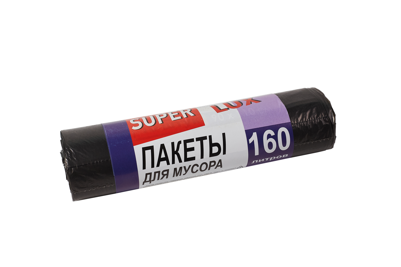 

Пакет для мусора SUPER CHOICE LD 90*110/160л* 10 шт (LUX) (Super Pack)