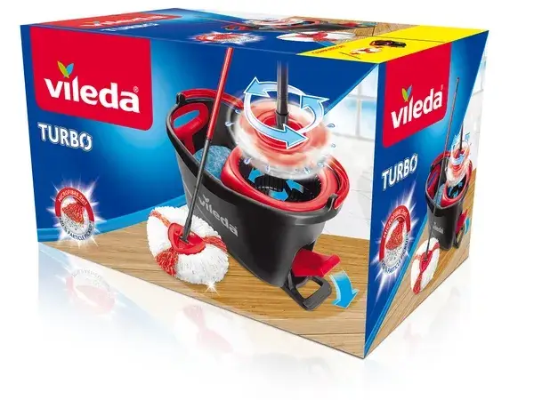 

Швабра +Ведро Vileda Turbo Набор для уборки, Черный