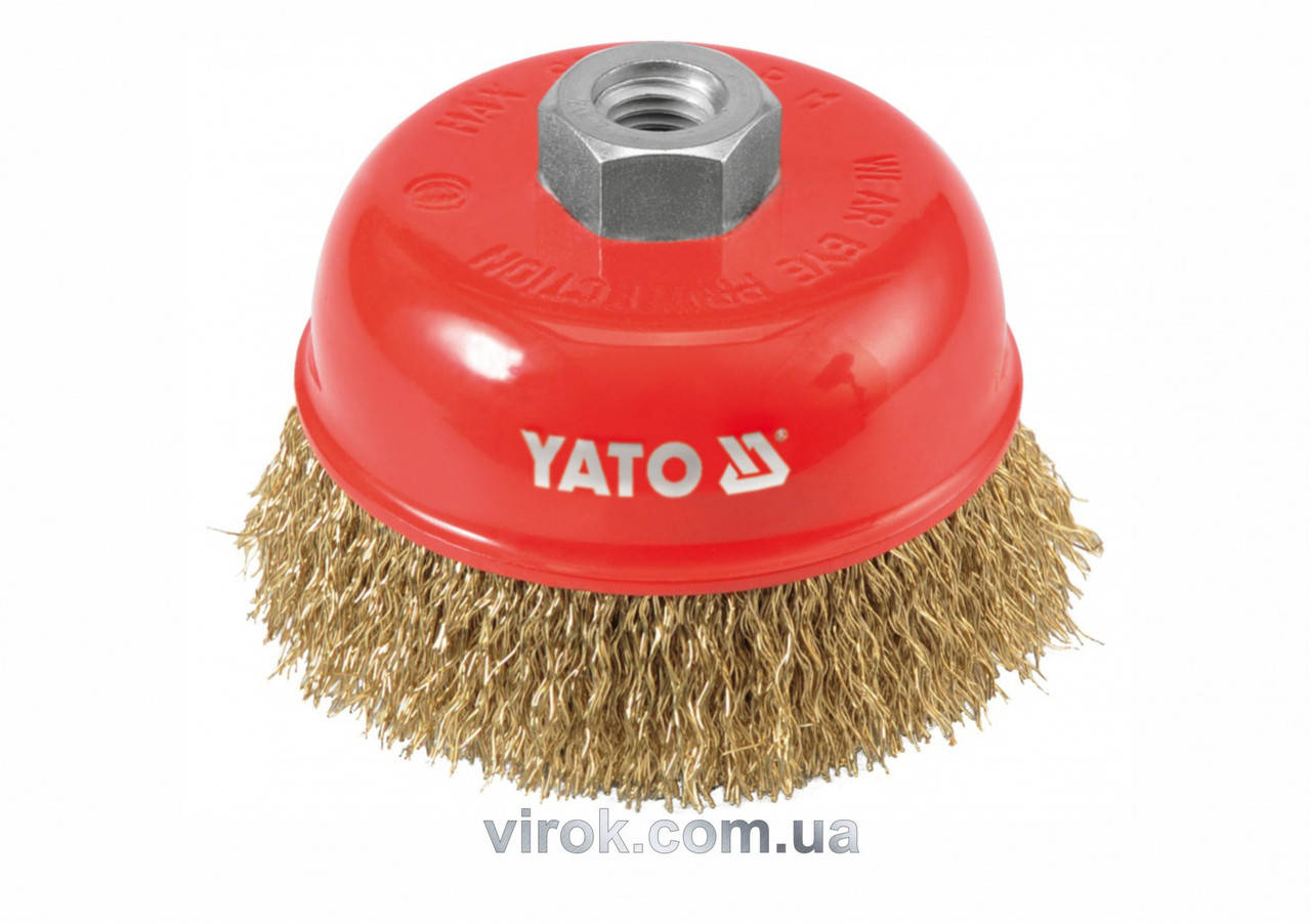 

Щетка-крацовка чашеобразная YATO Ø=100 мм YT-4766