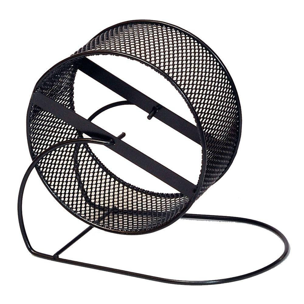 

Металлическое беговое колесо для мелких грызунов Лори "Джунгарик" (диаметр 10 см), Черный