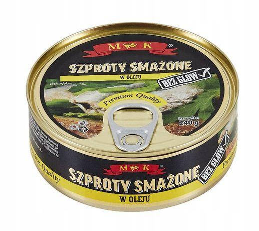 

Шпроти M&K Szproty Smazone 240 р.