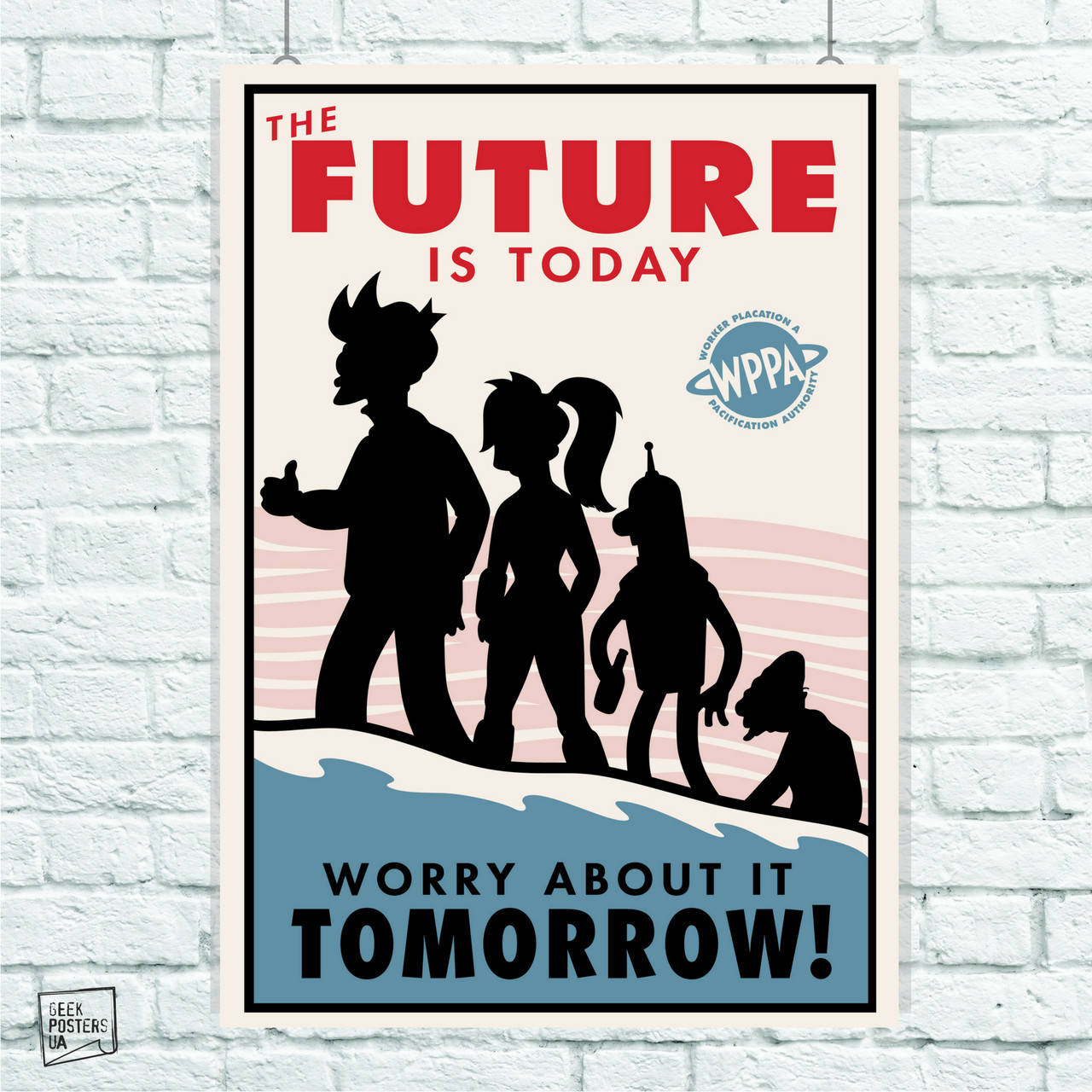 

Постер Futurama (Future is today). Размер 42x30см (A3). Матовая бумага
