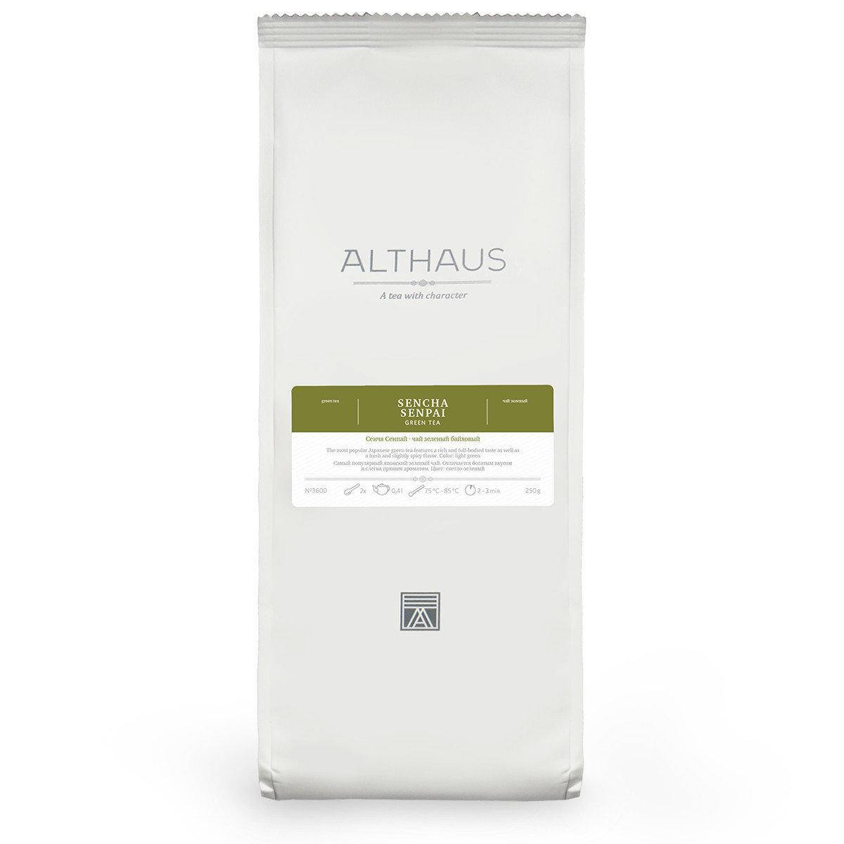 

Зеленый чай Althaus Sencha Senpai ( вакуумная упаковка 250 гр.)