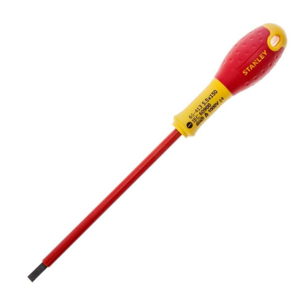 

Отвертка FatMax изолированная (-) Sl 5,5 мм 150 мм Stanley 0-65-413