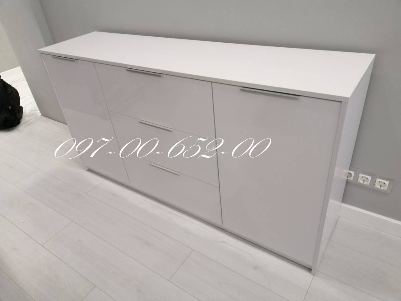 

Комод Рома 160 MiroMark белый глянец