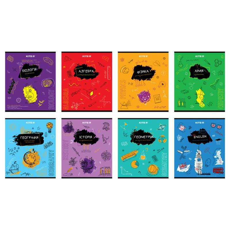 

Тетрадь предметная Kite, 48 листов, Classic, набор 8 шт Kite K21-240-01-08
