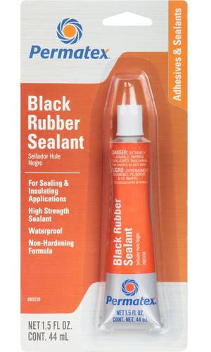 

Черный резиновый герметик Permatex® Black Rubber Sealant