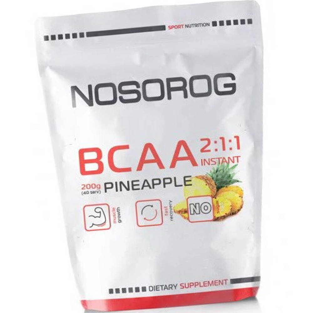 

Аминокислоты BCAA Бсаа Nosorog BCAA 2:1:1 Instant 200 г