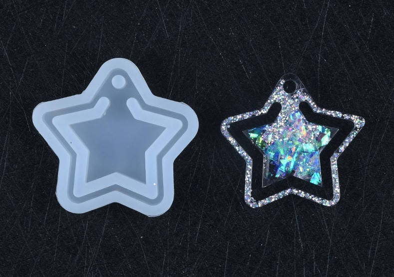 

Силиконовый молд, форма, кулон, Звезда