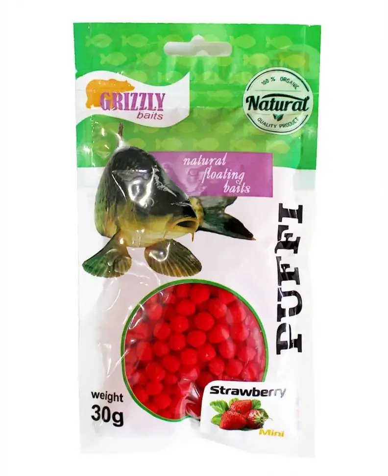 

Воздушное тесто Grizzly 30г Клубника