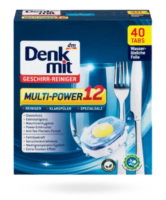 

Таблетки для посудомоечной машины Denkmit Multi Power 40шт