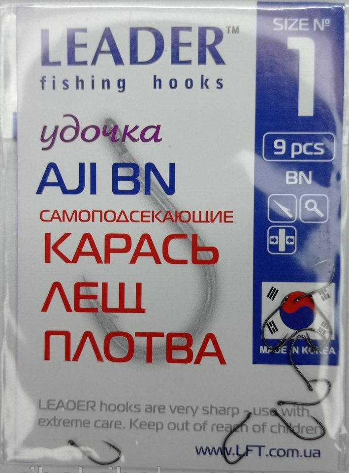 

Крючоки Leader AJI BN