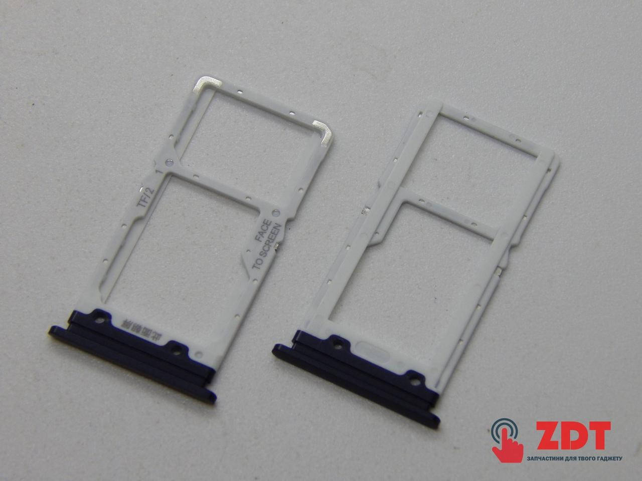 

SIM лоток для Xiaomi Mi 9 Lite Black (8200217B), Черный
