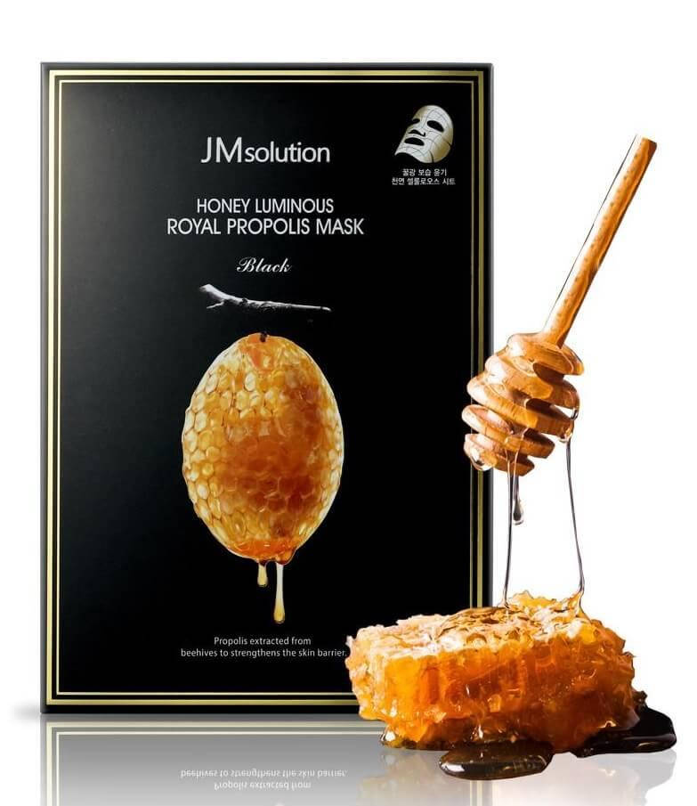 

Тканевая маска с прополисом JM Solution Honey Luminous Royal Propolis Mask Black