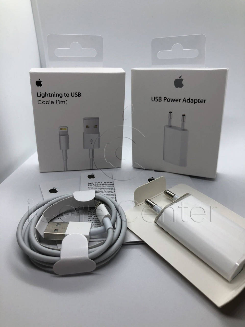 

Оригинальный комплект для зарядки айфона и айпада Кабель + Адаптер iPhone Apple Оригинал Зарядка, Белый