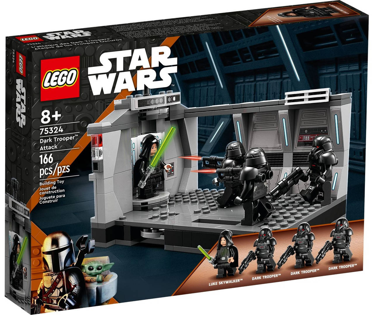 

Конструктор Lego Star Wars Атака темных штурмовиков 166 деталей (75324), Серый