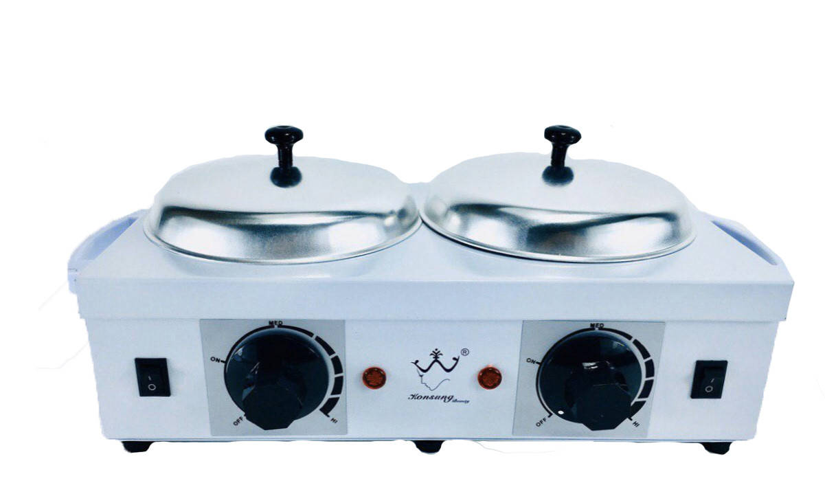 

Воскоплав баночный с терморегулятором на 2 чаши по 400 мл 100 Вт Konsung Beauty