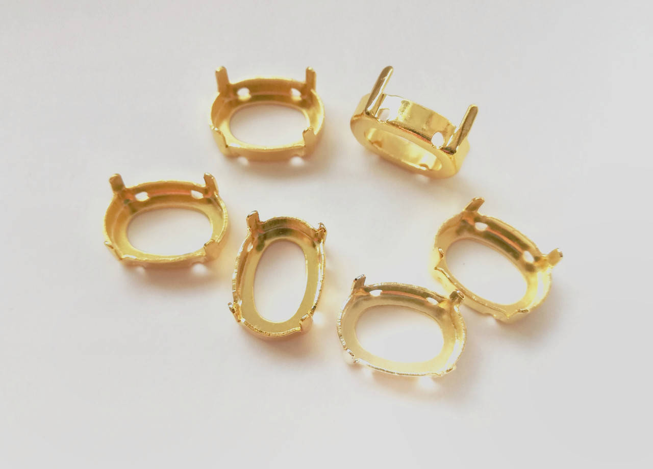 

Цапи Овал 10 * 14 мм під золото