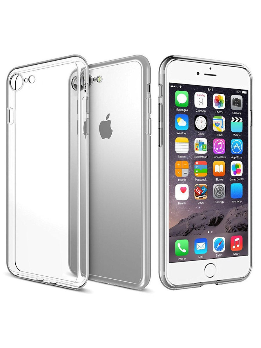 

Прозрачный чехол для IPhone 7 / накладка на айфон 7 / бампер силиконовый для iphone 7