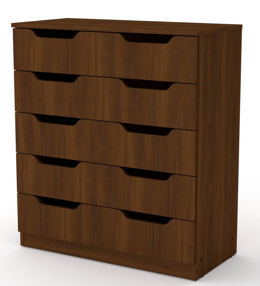 

Современный комод на пять ящиков 5М орех