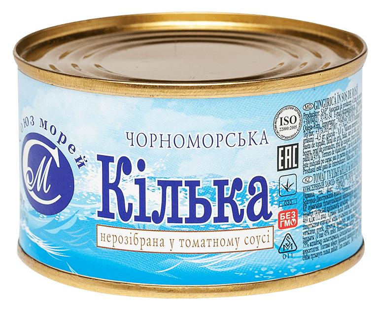 

Килька черноморская неразделанная в томатном соусе