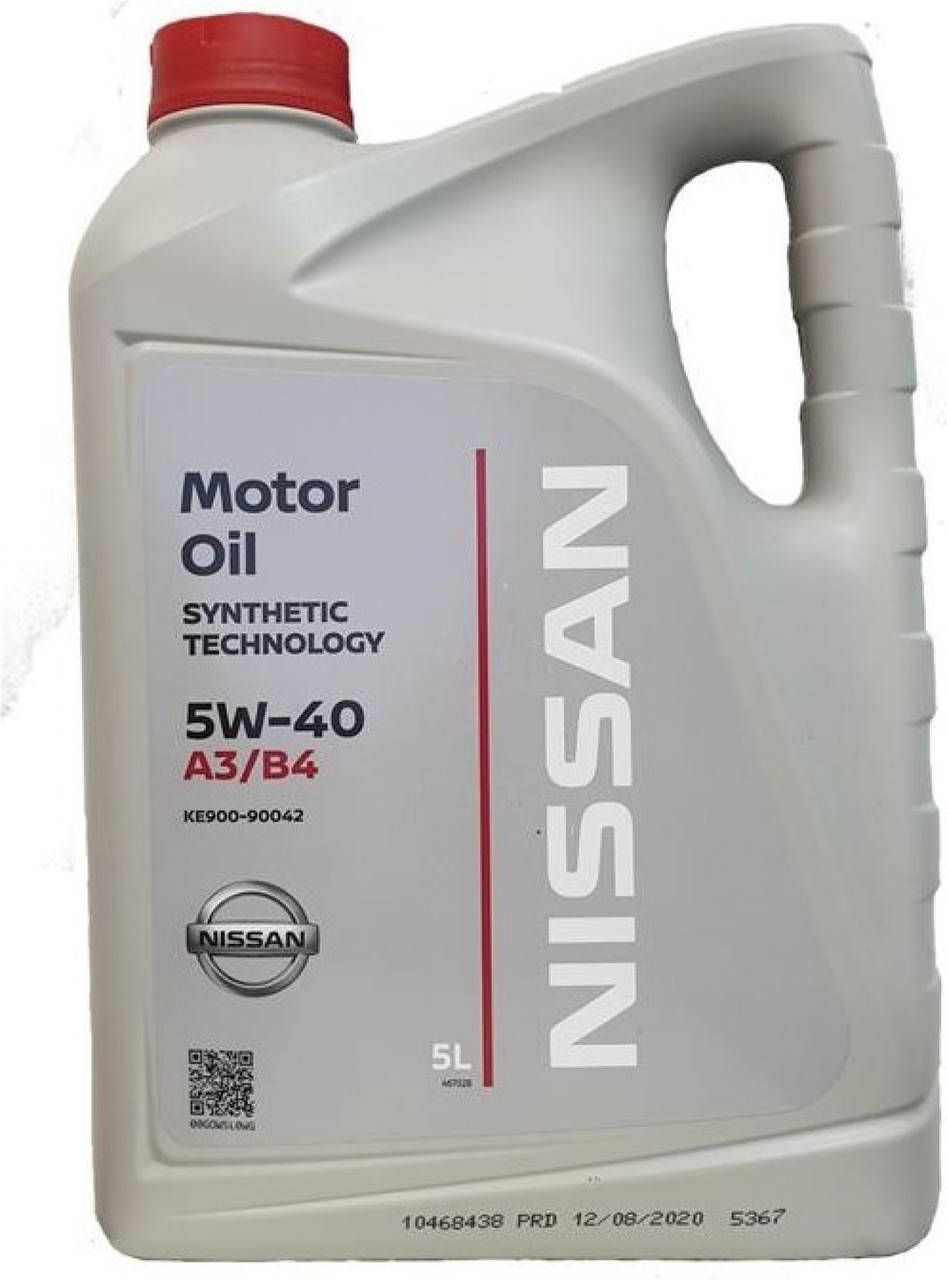 

Масло моторное NISSAN 5W-40 5L