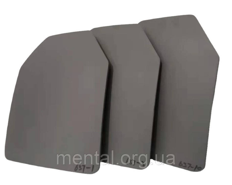 

Бронепластина 4 клас Hardox 30х25см (1шт.) + демпферная подложка