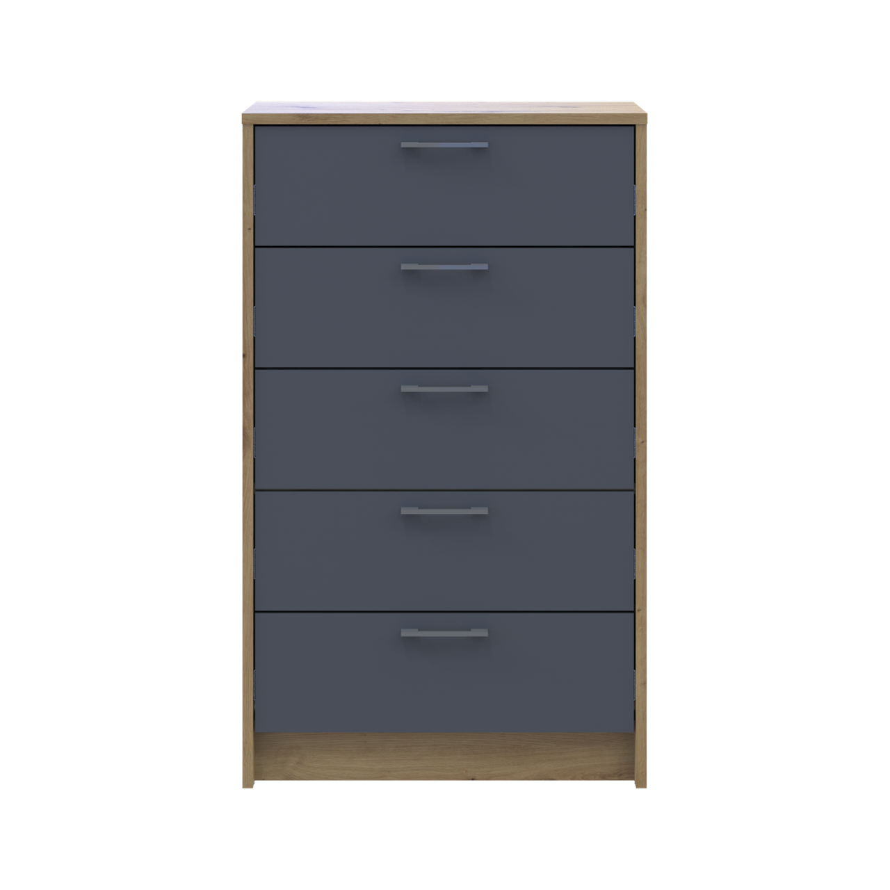 Комод Doros Ронді Дуб Артізан/Графіт 5 шухляд 60х40х100 (41516188) 3