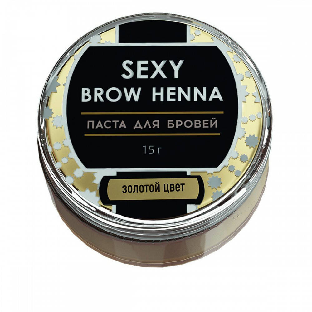 

Innovator Cosmetics Sexy Brow Henna Паста для бровей, золотой цвет, 15г