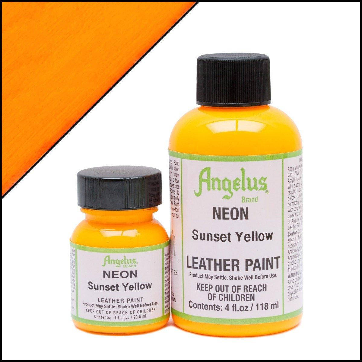 

Краска для кожи Angelus NEON Sunset yellow (желтый закат), Оранжевый