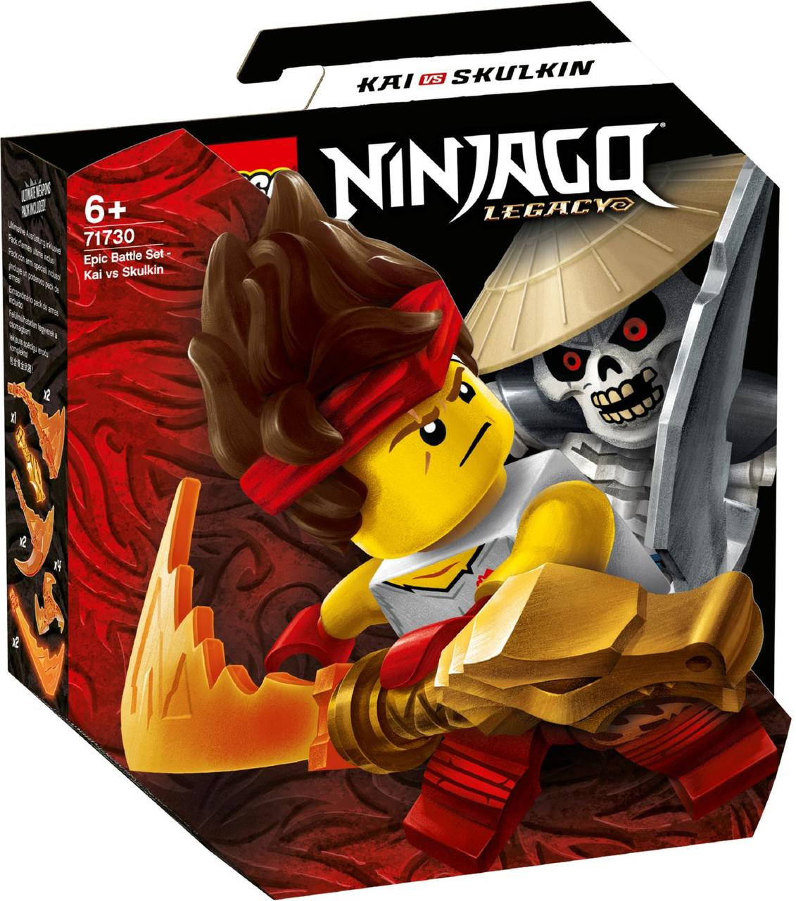 

Lego Ninjago Легендарные битвы: Кай против Армии скелетов 71730