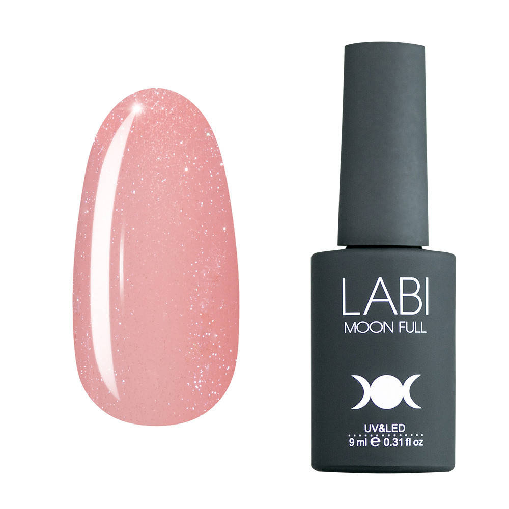 

Цветная база для ногтей Labi №404 розовая с шиммером