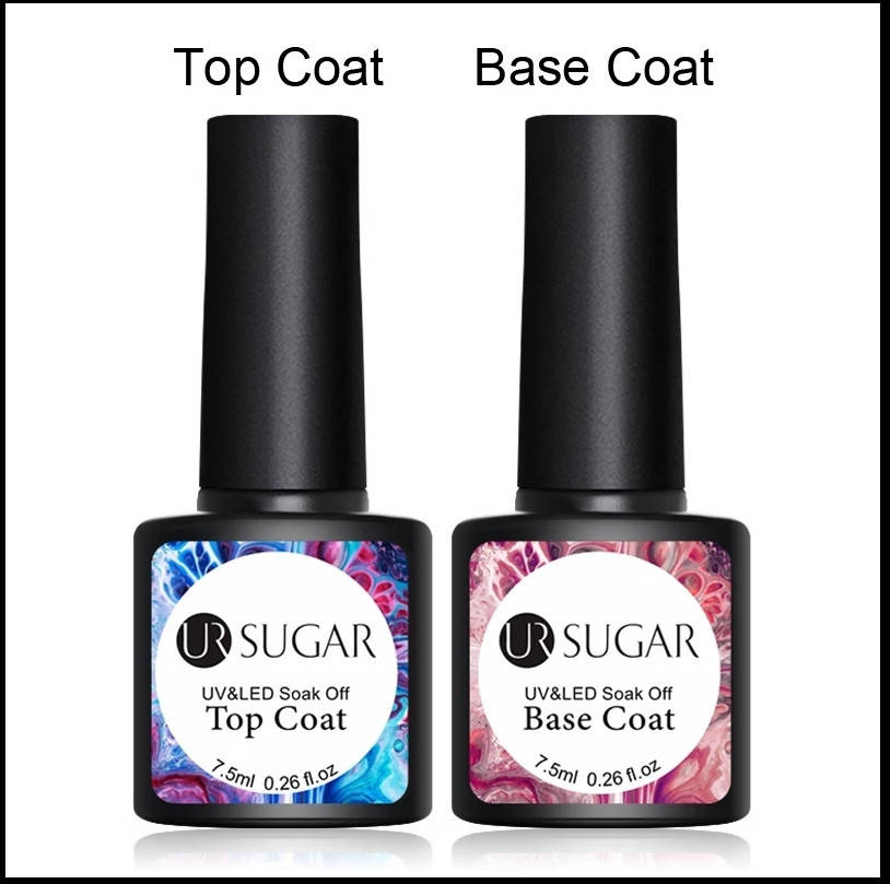 

Набор База и Топ (7.5 мл.) Финишное, топовое покрытие для гель лаков UrSugar